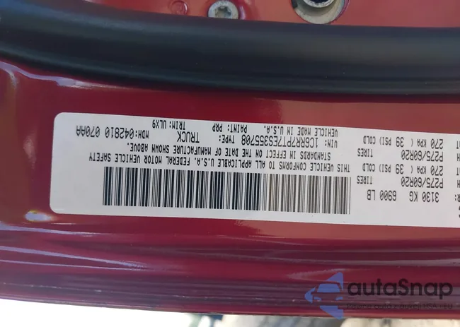 1C6RR7PT7ES355708: 42963284