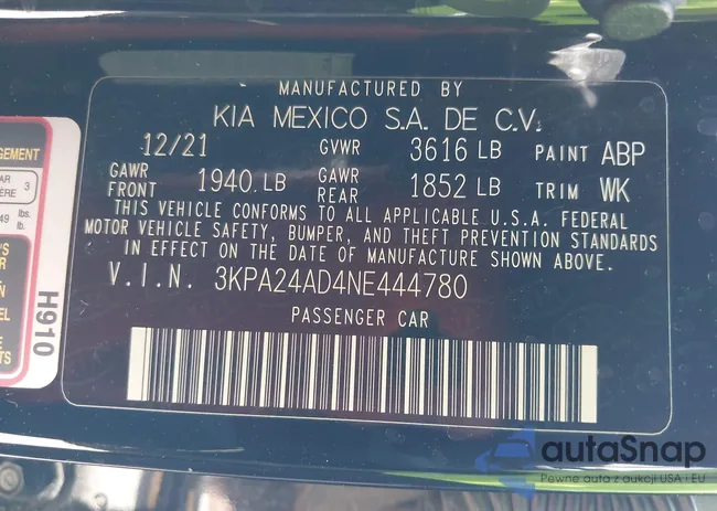 3KPA24AD4NE444780: 42963341