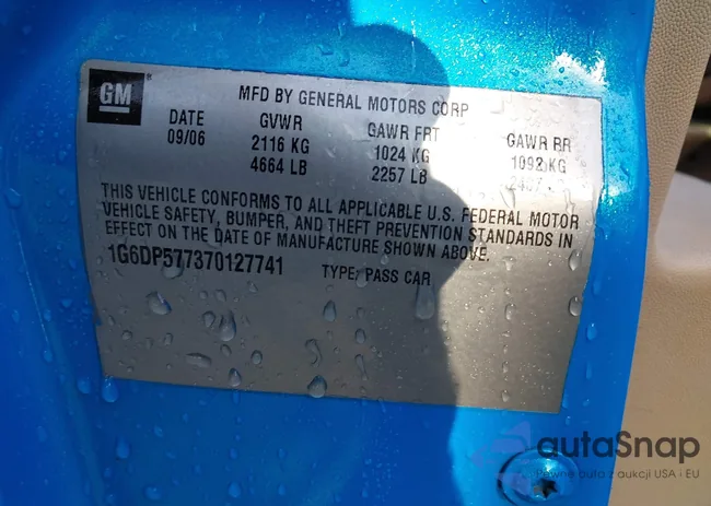 1G6DP577370127741: 42964400