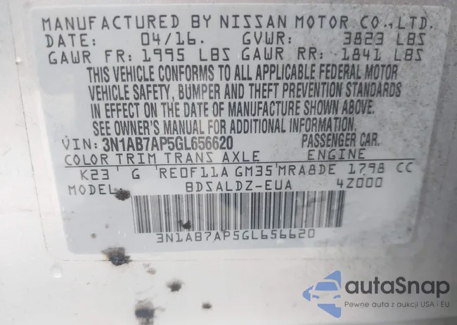 3N1AB7AP5GL656620: 42963997