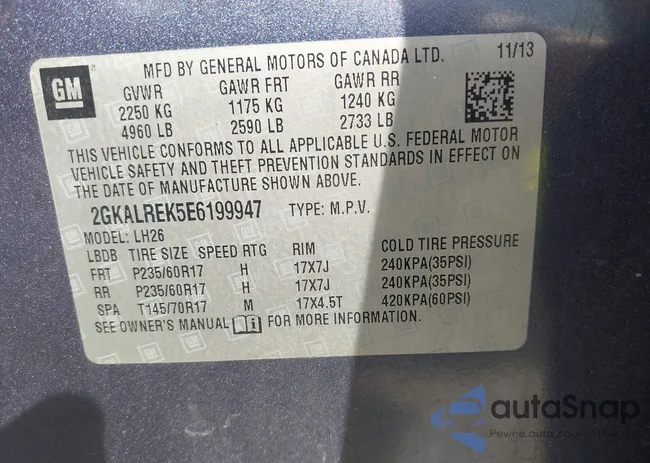 2GKALREK5E6199947: 42964209