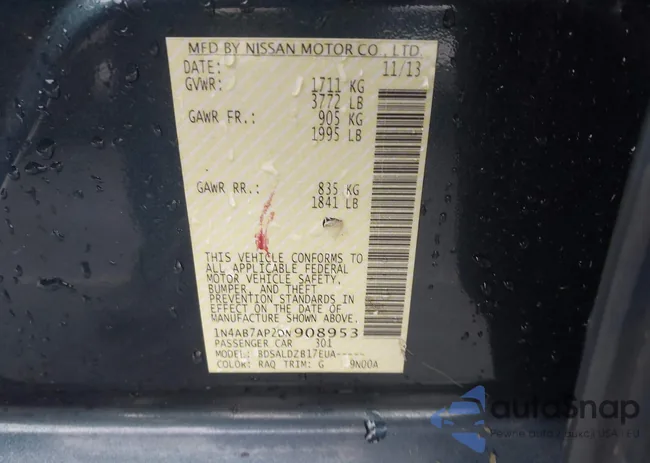 1N4AB7AP2DN908953: 42965420