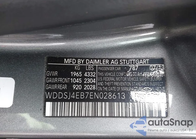 WDDSJ4EB7EN028613: 42965800