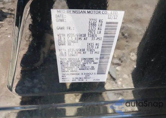 5N1AL0MM8DC330025: 42965026