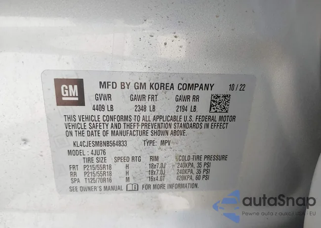 KL4CJESM8NB564833: 42965113