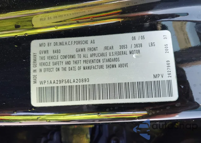 WP1AA29P56LA20893: 42965149