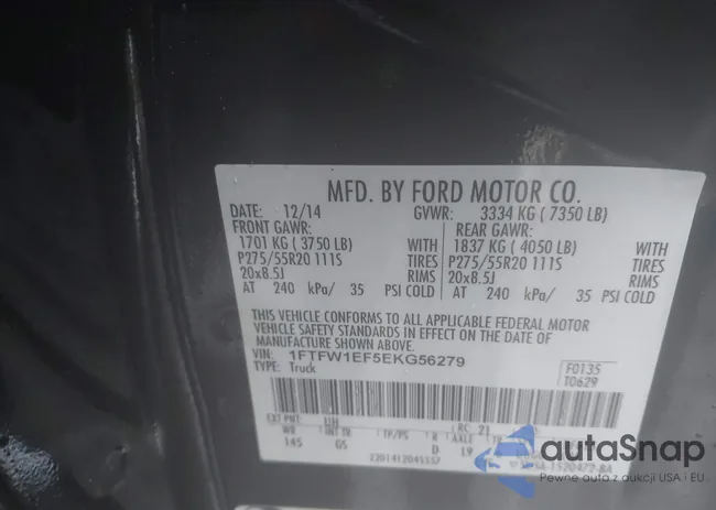 1FTFW1EF5EKG56279: 42966410