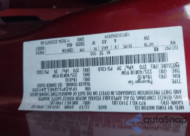 1FADP3J29EL241355: 42966657