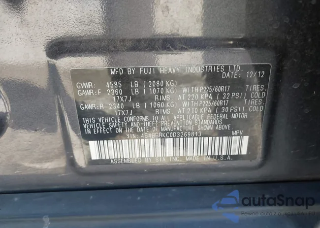 4S4BRBKC0D3269813: 42966697