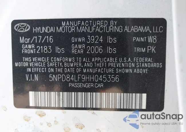 5NPD84LF9HH045356: 42966706