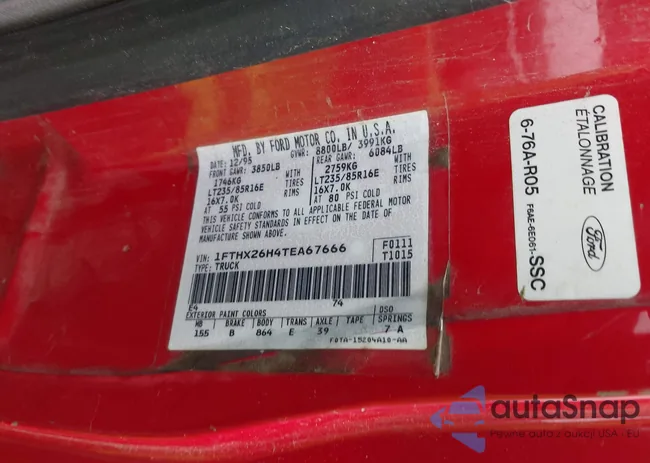 1FTHX26H4TEA67666: 42966735