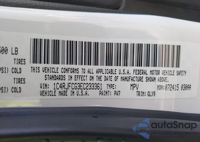 1C4RJFCG3EC233361: 42966067