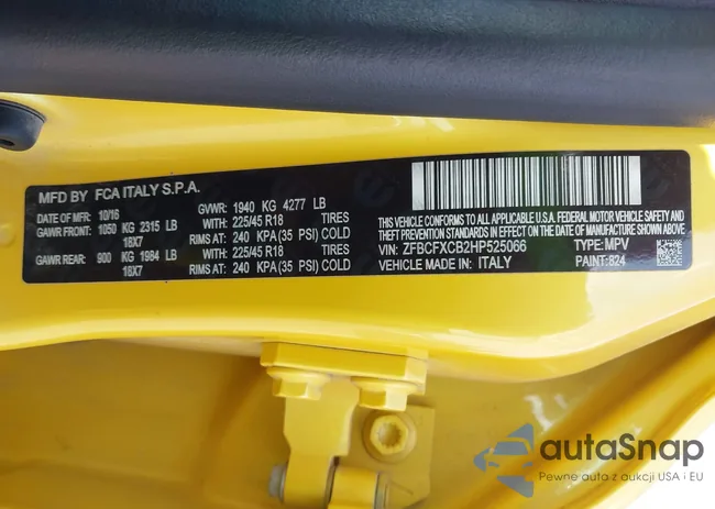 ZFBCFXCB2HP525066: 42966071