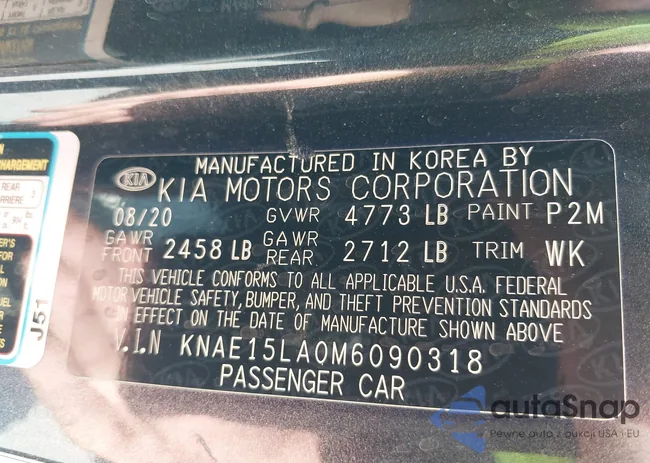 KNAE15LA0M6090318: 42966206