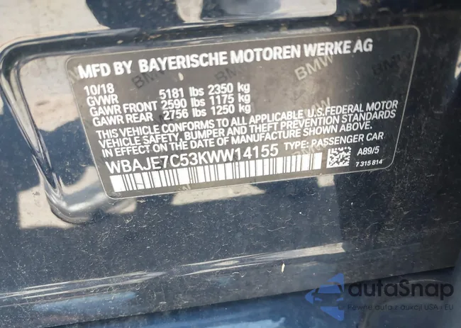 WBAJE7C53KWW14155: 42966331