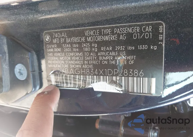 WBAGH834X1DP28386: 42966377