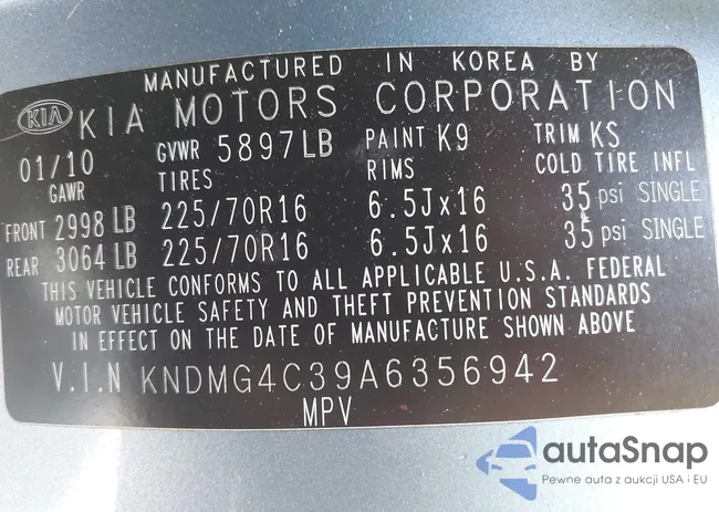 KNDMG4C39A6356942: 42967462