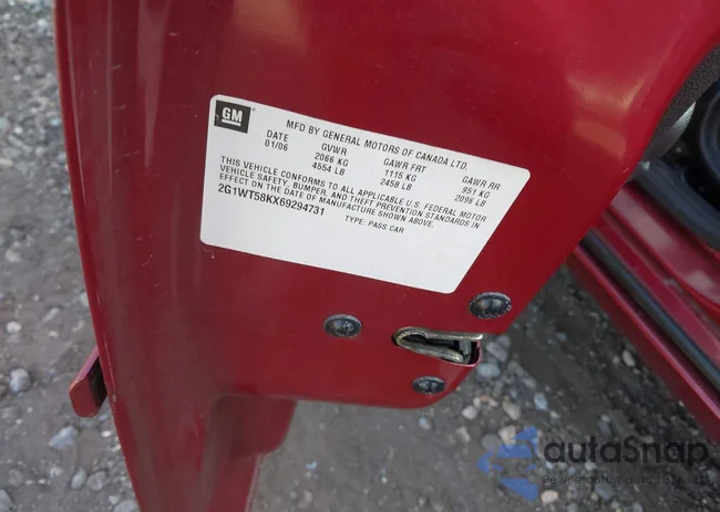 2G1WT58KX69294731: 42967492