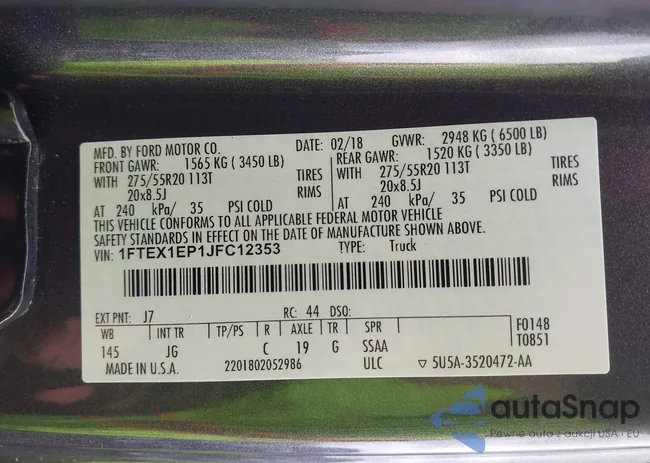 1FTEX1EP1JFC12353: 42968566