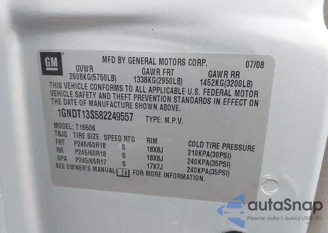 1GNDT13S582249557: 42968618