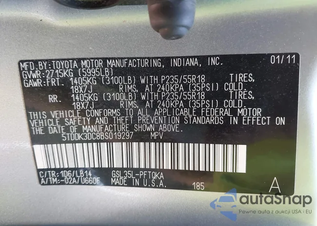 5TDDK3DC8BS019297: 42968758