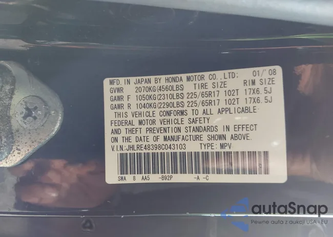 JHLRE48398C043103: 42968262