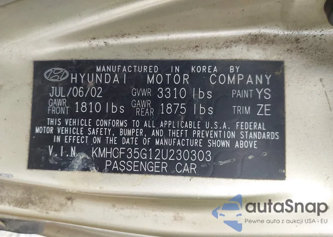 KMHCF35G12U230303: 42969384