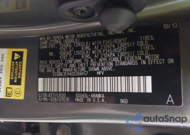 5TDBK3EH4DS268457: 42969553