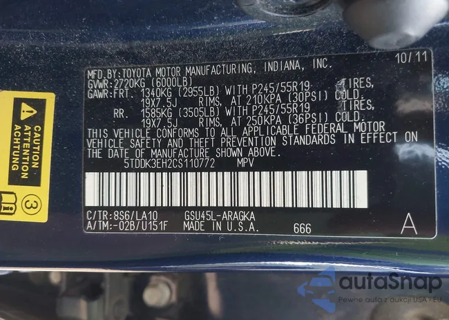 5TDDK3EH2CS110772: 42969590