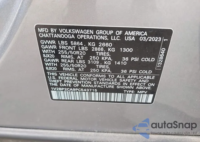 1V2BP2CA9PC543715: 42969754