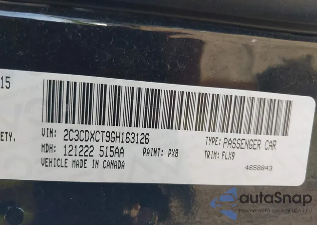 2C3CDXCT9GH163126: 42969780