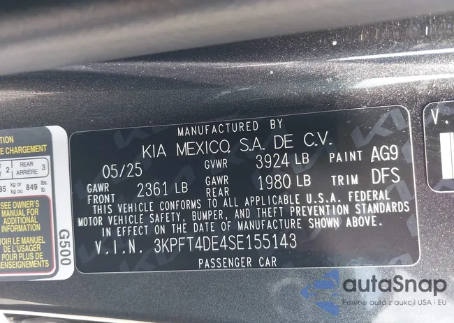 3KPFT4DE4SE155143: 42969801