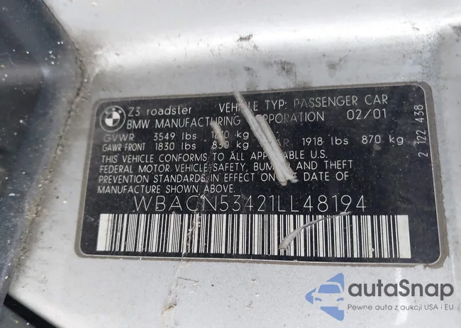 WBACN53421LL48194: 42969288