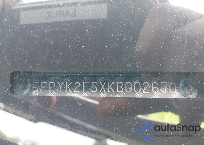 5FPYK2F5XKB002670: 42970624