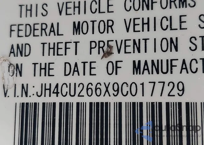JH4CU266X9C017729: 42970751