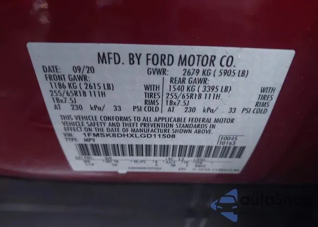 1FMSK8DHXLGD11508: 42970845