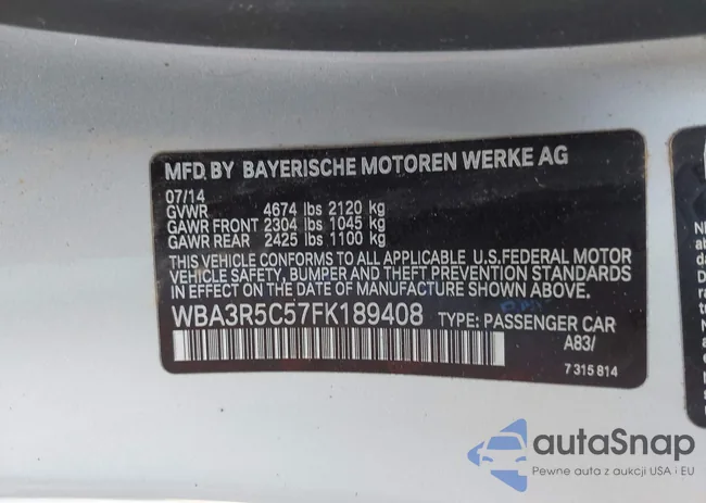 WBA3R5C57FK189408: 42970278