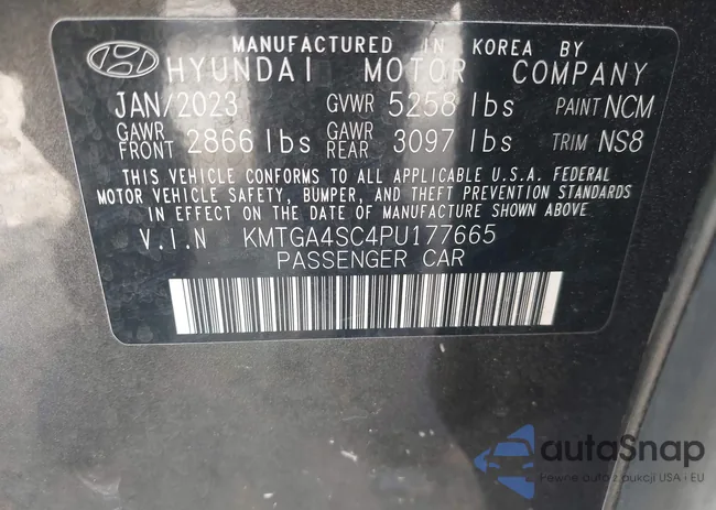 KMTGA4SC4PU177665: 42971476