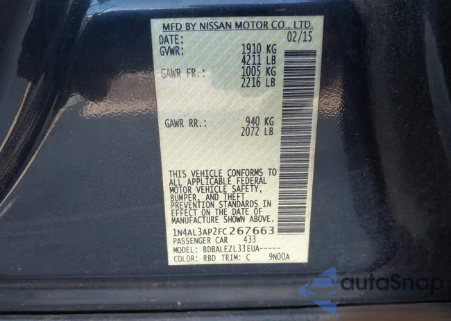 1N4AL3AP2FC267663: 42971874