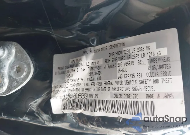 JM3LW28A860563639: 42971884