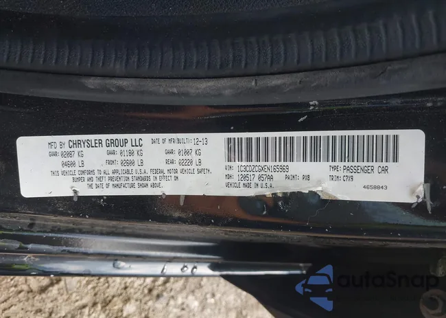 1C3CDZCGXEN165969: 42970988