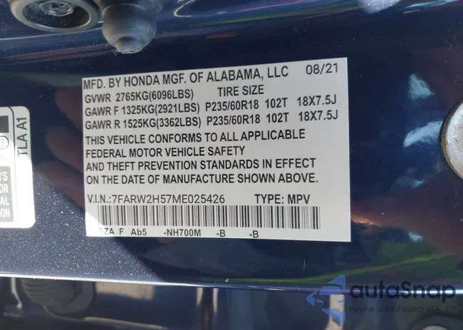 2HKRW2H83LH619193: 42971026