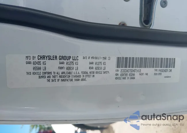 2C3CDXDT5DH671412: 42971109