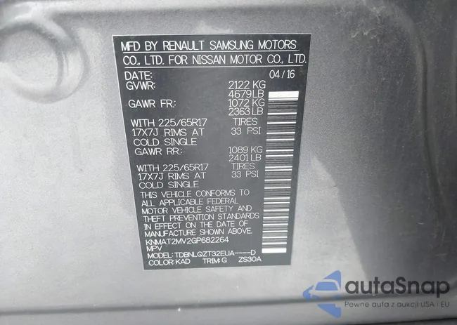 KNMAT2MV2GP682264: 42972632