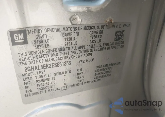 3GNAL4EK2ES631353: 42972790