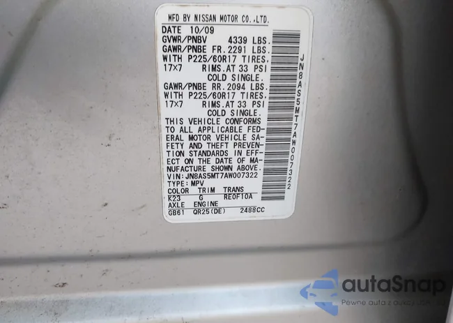 JN8AS5MT7AW007322: 42972891