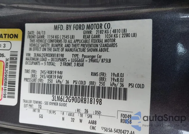 3LN6L2G90DR818198: 42972928