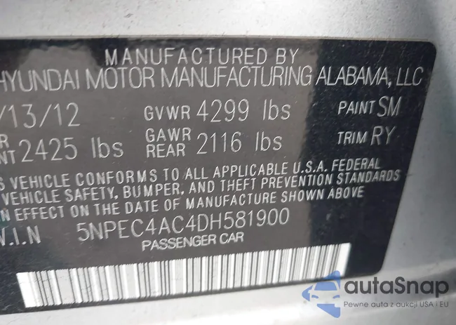 5NPEC4AC4DH581900: 42972938