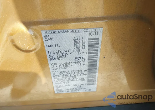 5N1AT2MV2EC808963: 42973423