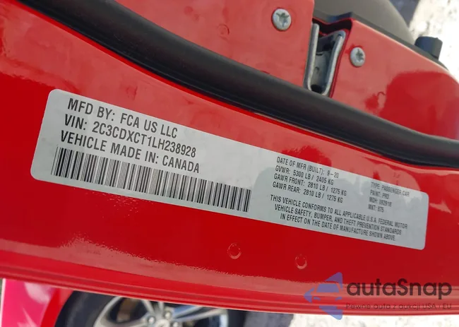 2C3CDXCT1LH238928: 42973563